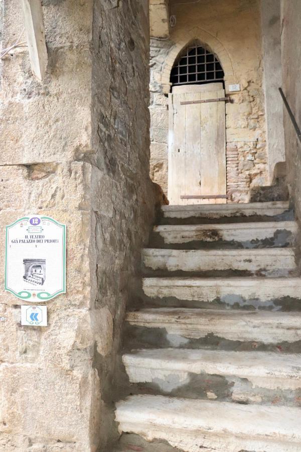Apartament La Casa Del Teatro Campiglia dʼOrcia Zewnętrze zdjęcie